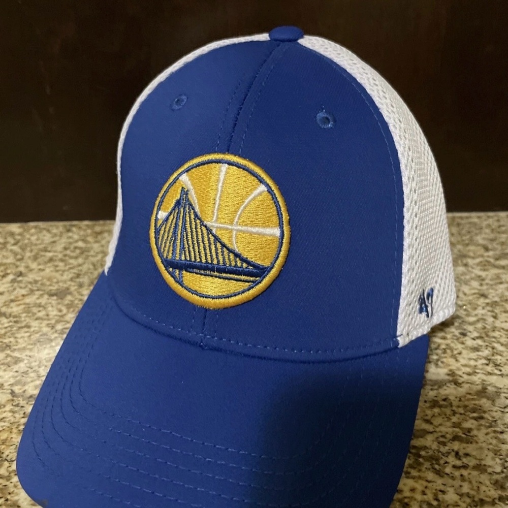 Golden State Warrior Hat. 47 Size S-M Western Conference Blue. Looks New!